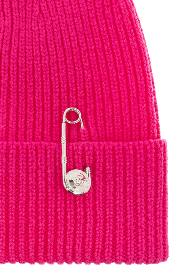 Pink Wool beanie Versace Vitkac GB